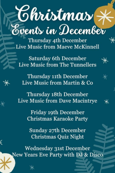 Red Lion Christmas entertainment